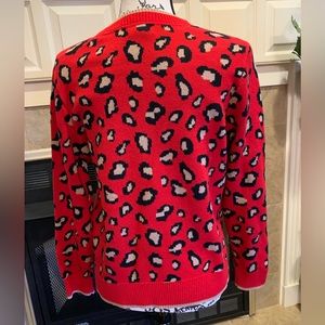 Charter Club leopard print sweater size petite large. Fits like small regular.
